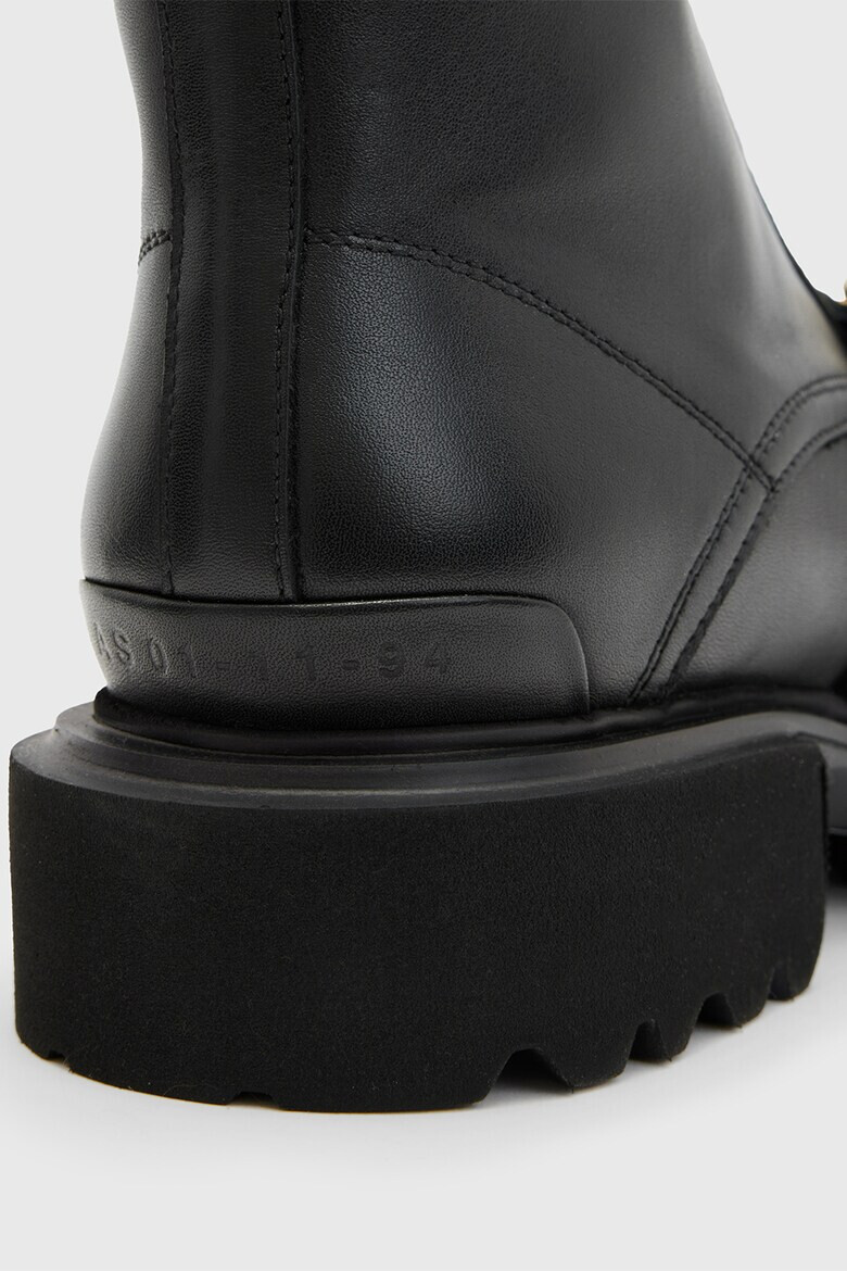 AllSaints Кожени боти с масивен ток - Pepit.bg