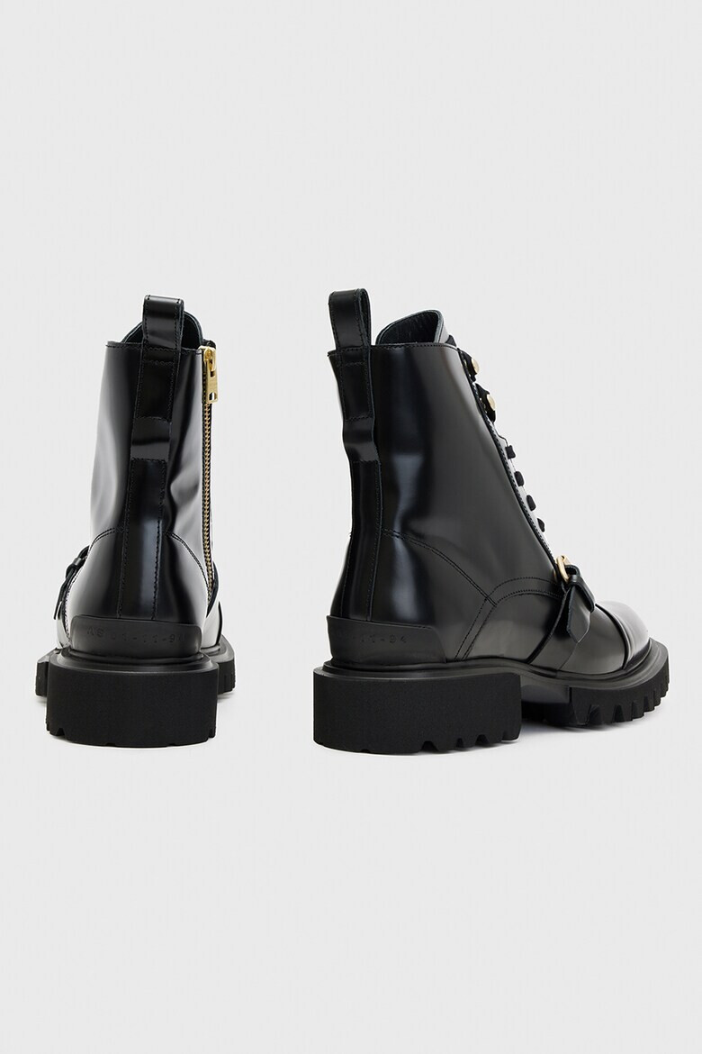 AllSaints Кожени боти с тока - Pepit.bg