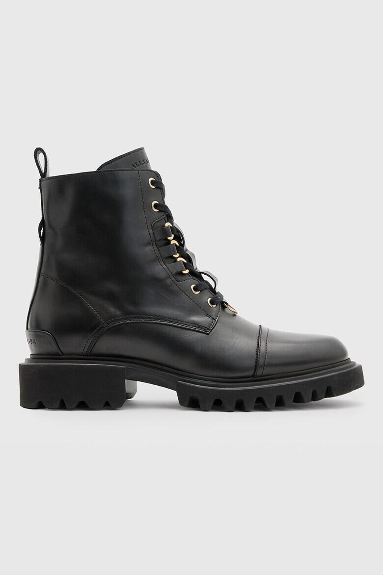 AllSaints Кожени боти с цип - Pepit.bg