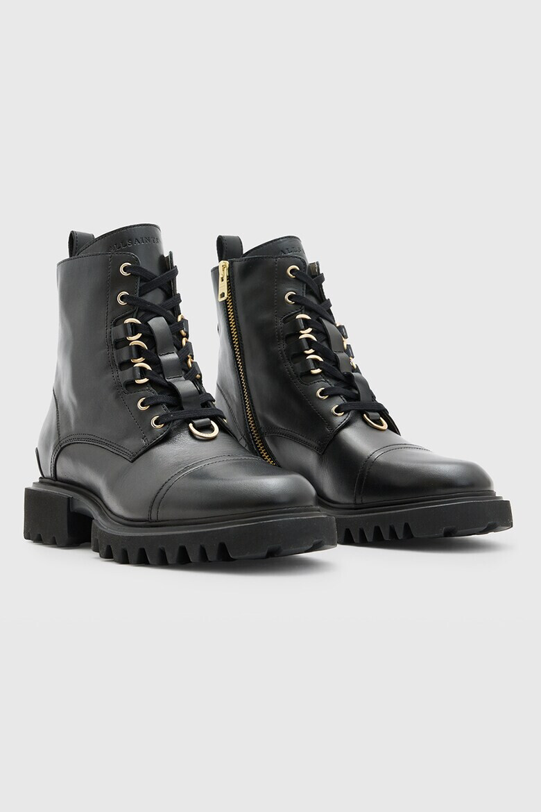 AllSaints Кожени боти с цип - Pepit.bg