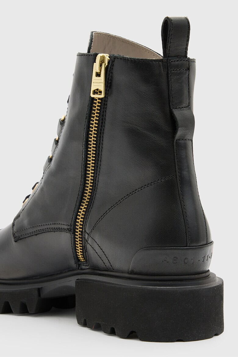 AllSaints Кожени боти с цип - Pepit.bg