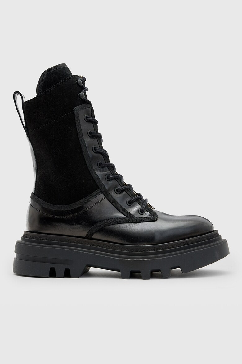 AllSaints Кожени боти с цип - Pepit.bg