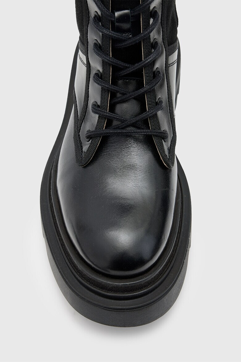 AllSaints Кожени боти с цип - Pepit.bg