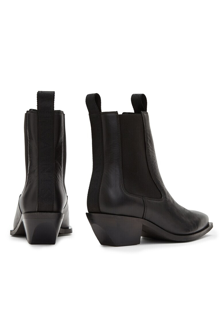 AllSaints Кожени боти с висок ток - Pepit.bg