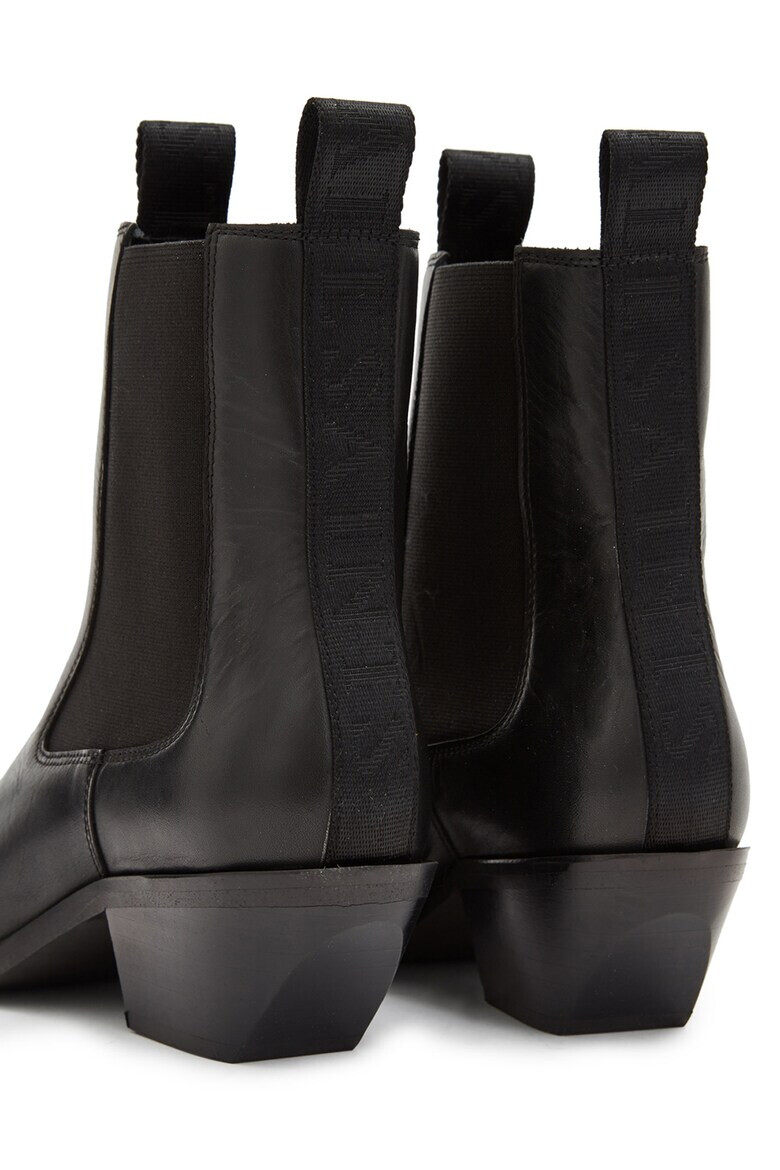 AllSaints Кожени боти с висок ток - Pepit.bg