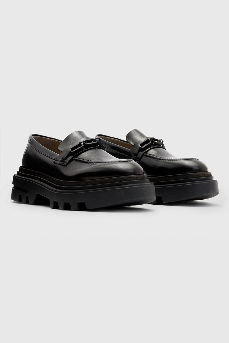 AllSaints Кожени масивни мокасини - Pepit.bg