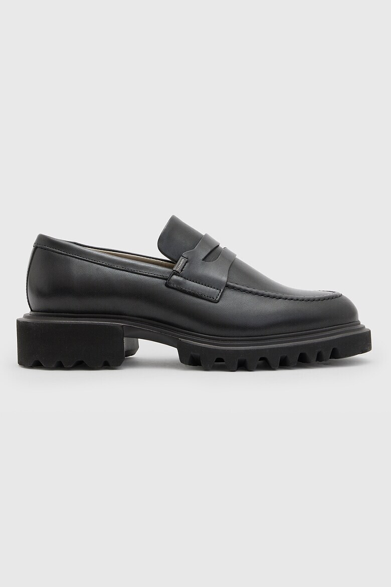 AllSaints Кожени мокасини с ток - Pepit.bg