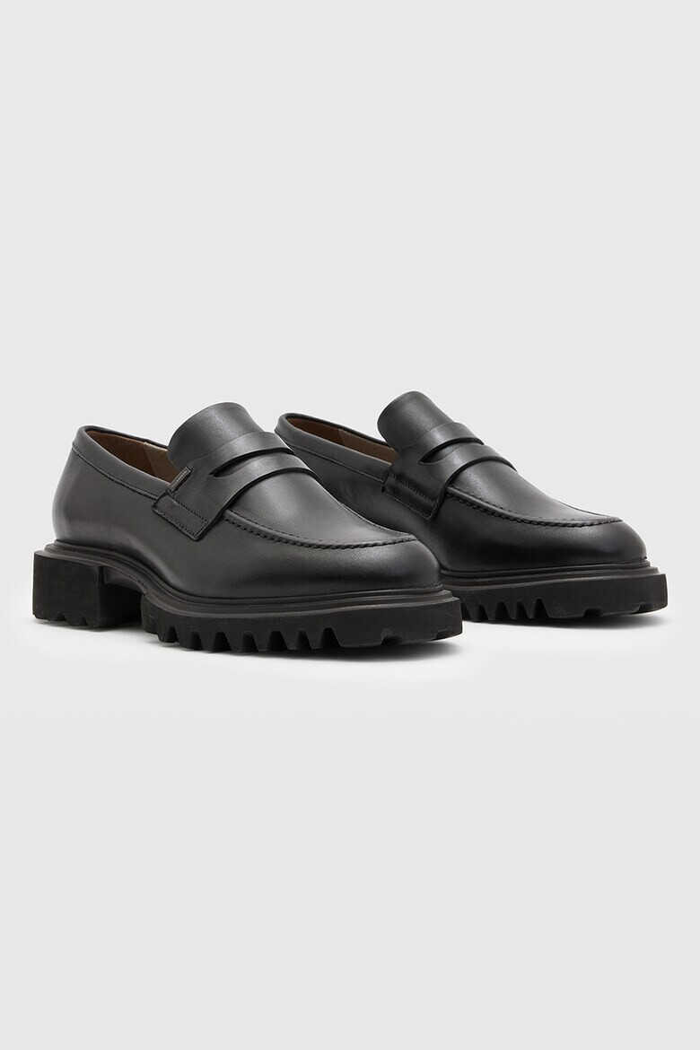 AllSaints Кожени мокасини с ток - Pepit.bg