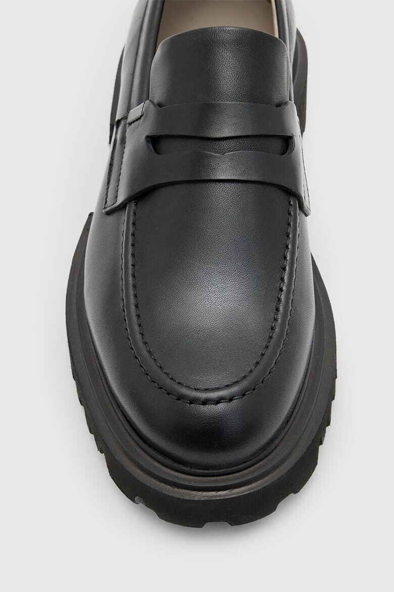 AllSaints Кожени мокасини с ток - Pepit.bg
