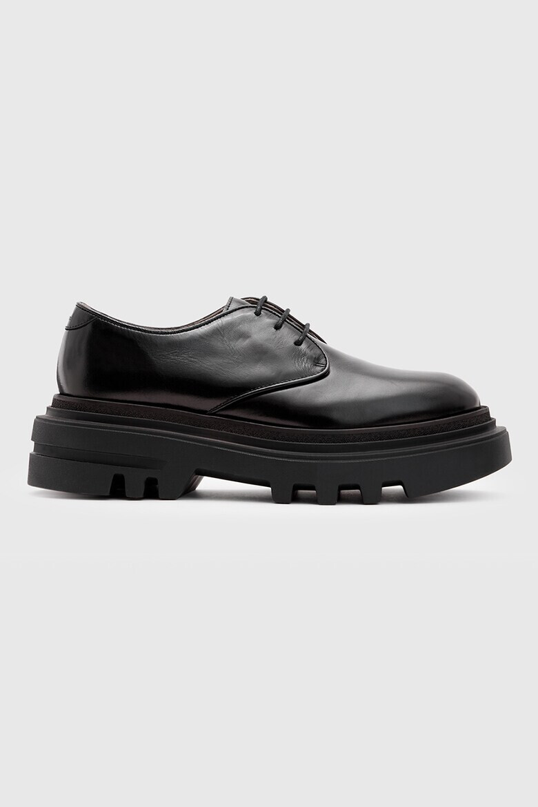 AllSaints Кожени обувки Derby с равна платформа - Pepit.bg