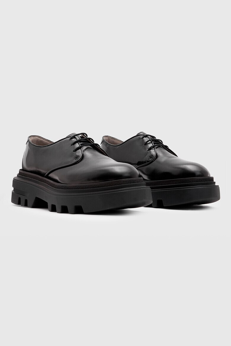 AllSaints Кожени обувки Derby с равна платформа - Pepit.bg