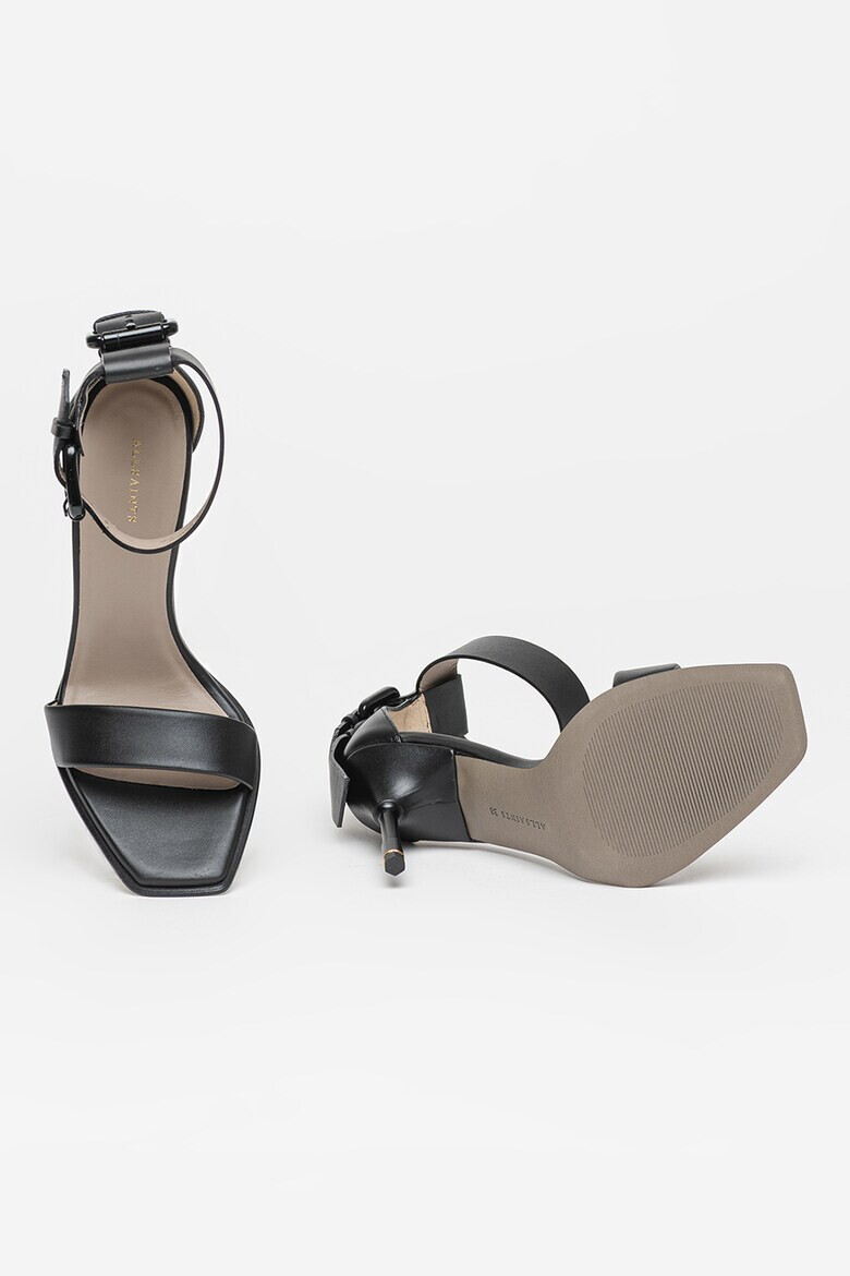 AllSaints Кожени сандали Noir - Pepit.bg