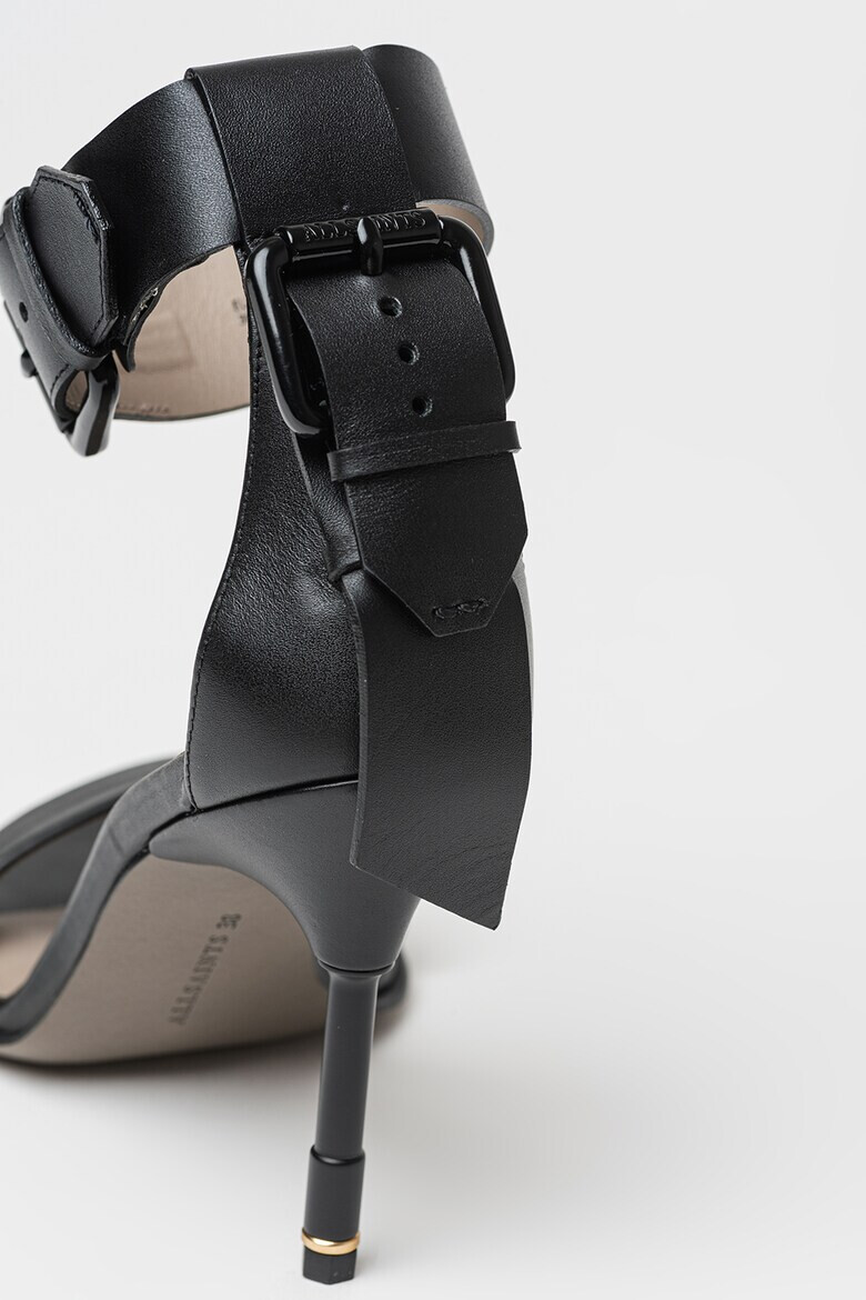 AllSaints Кожени сандали Noir - Pepit.bg