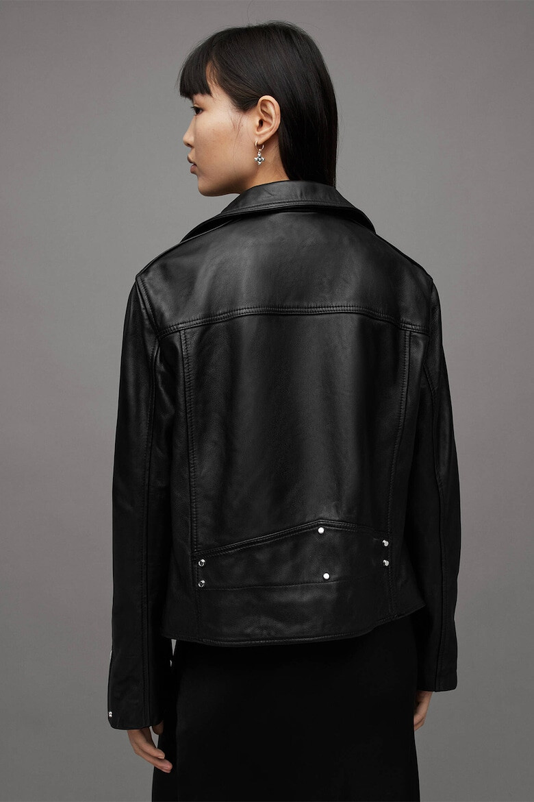 AllSaints Кожено яке Lyra - Черен - Pepit.bg