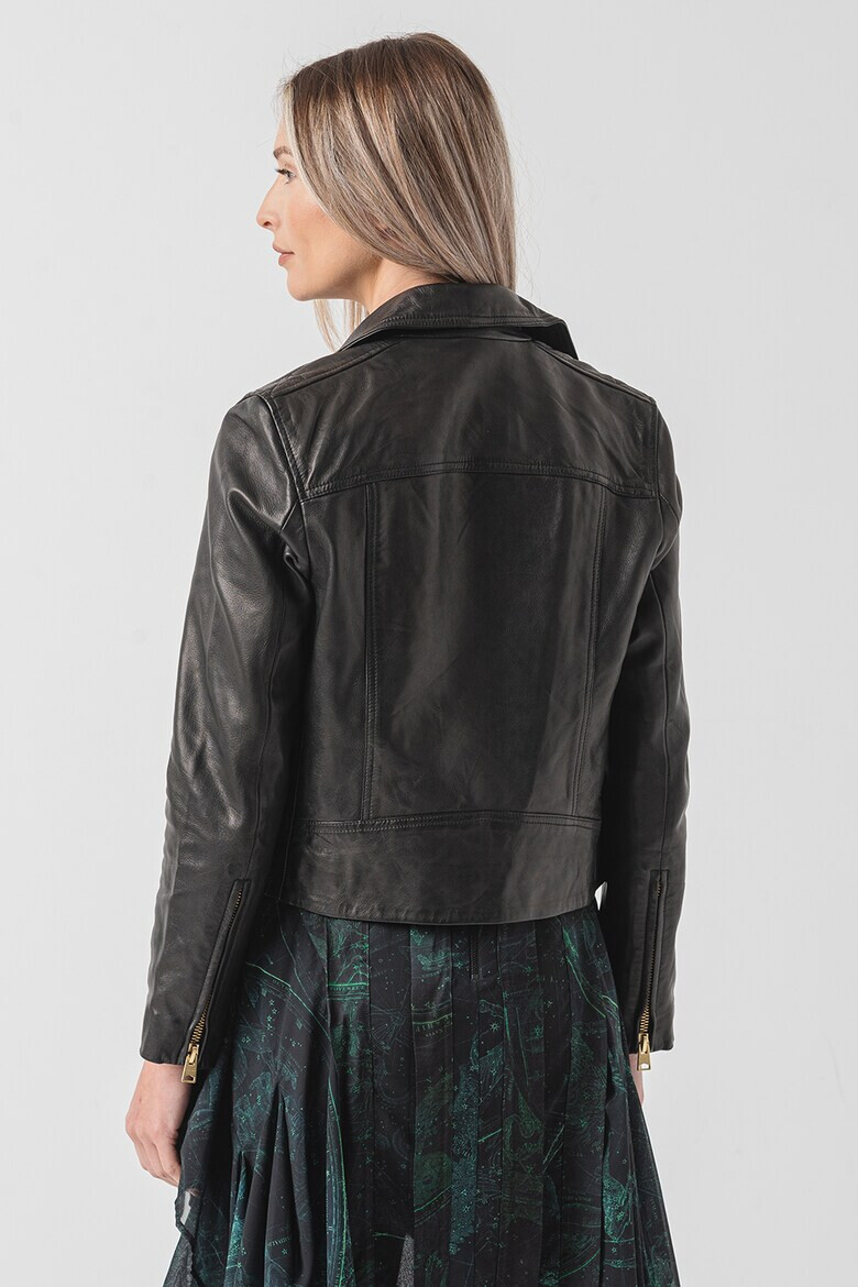 AllSaints Кожено яке слим Dalby - Pepit.bg