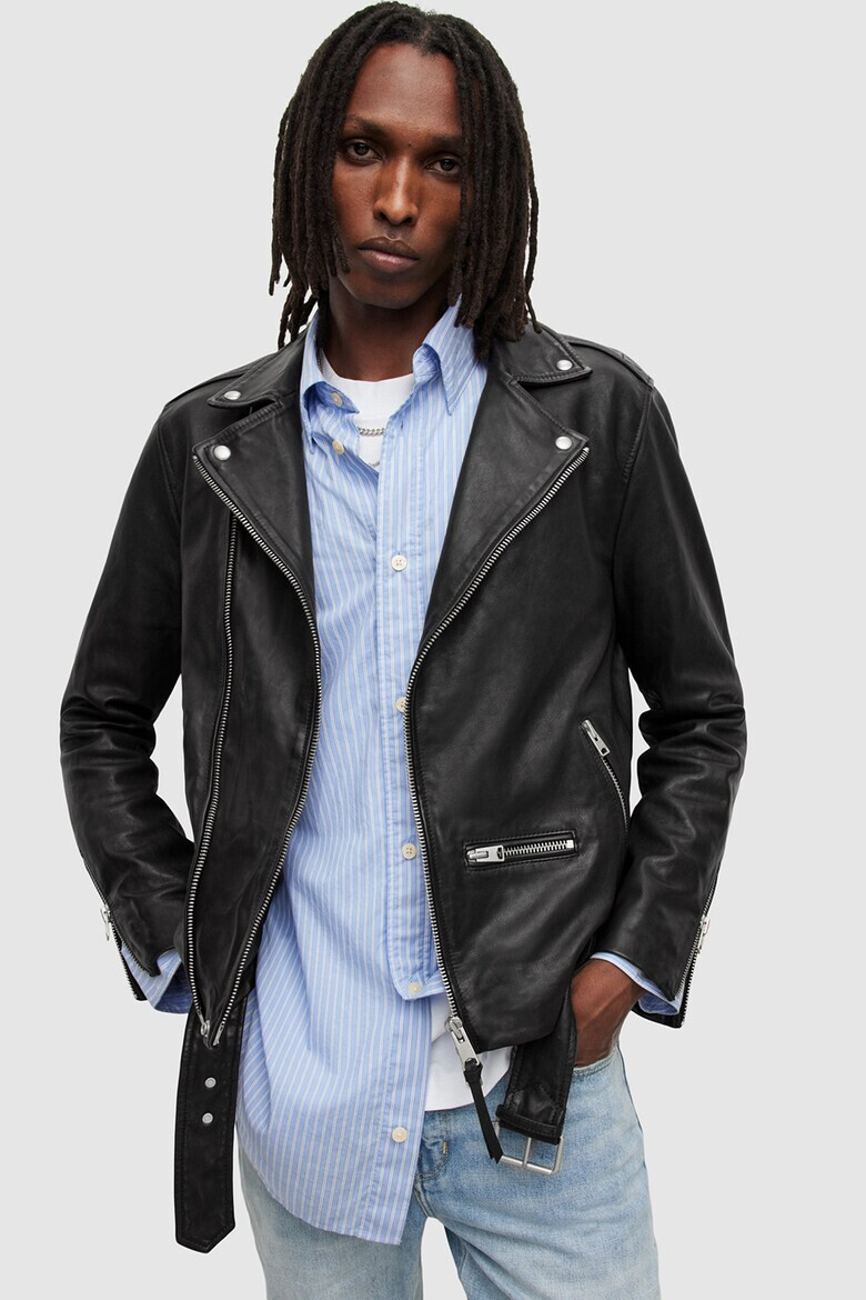 AllSaints Кожено яке Wick - Pepit.bg