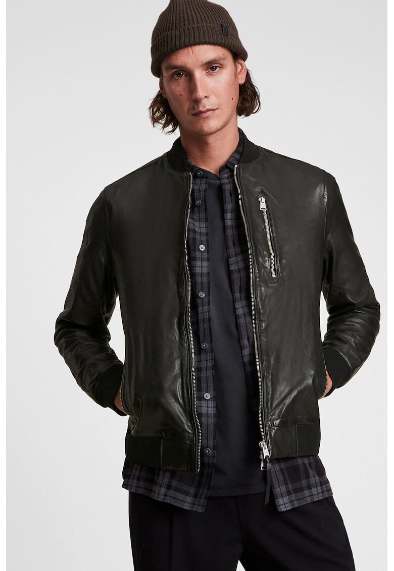 AllSaints Кожено яке Boyton - Pepit.bg