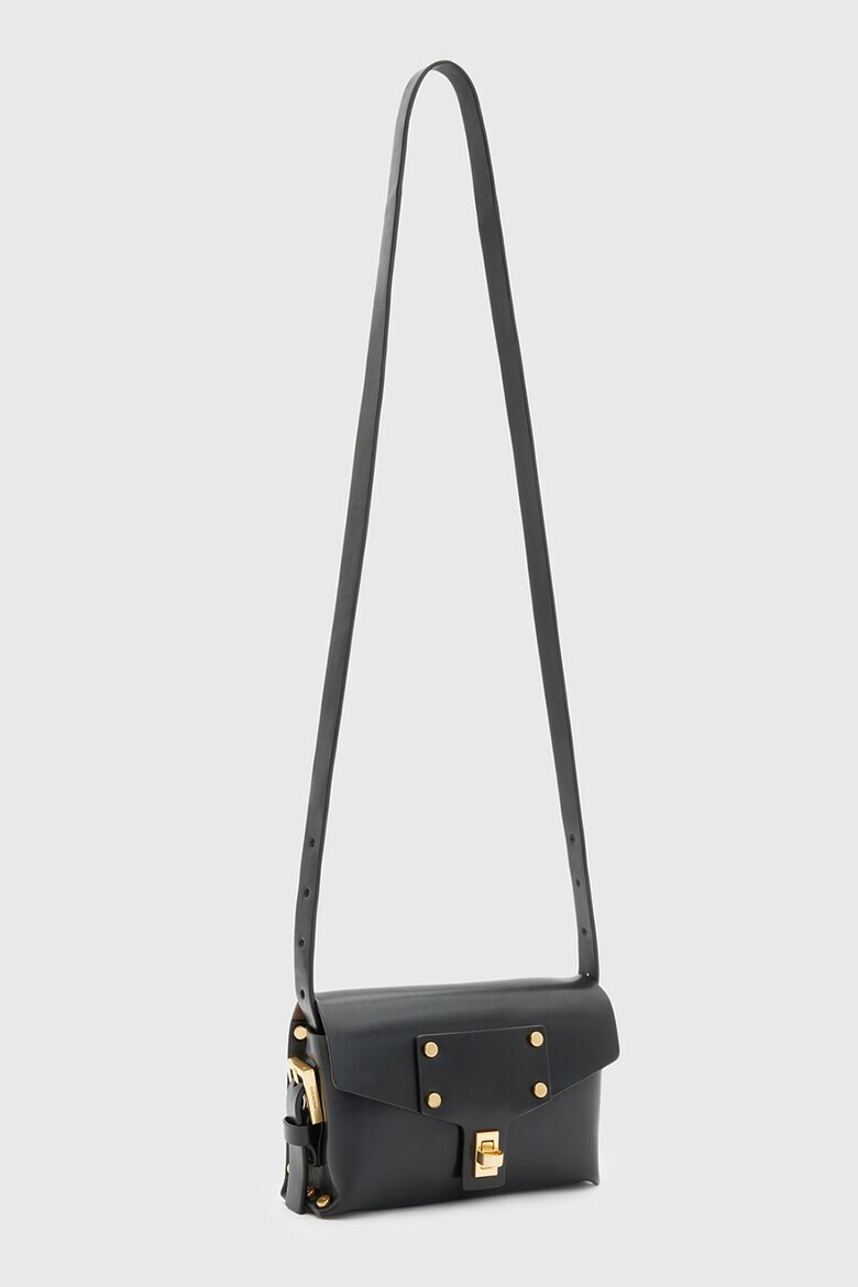 AllSaints Мини кожена чанта Miro през рамо - Pepit.bg