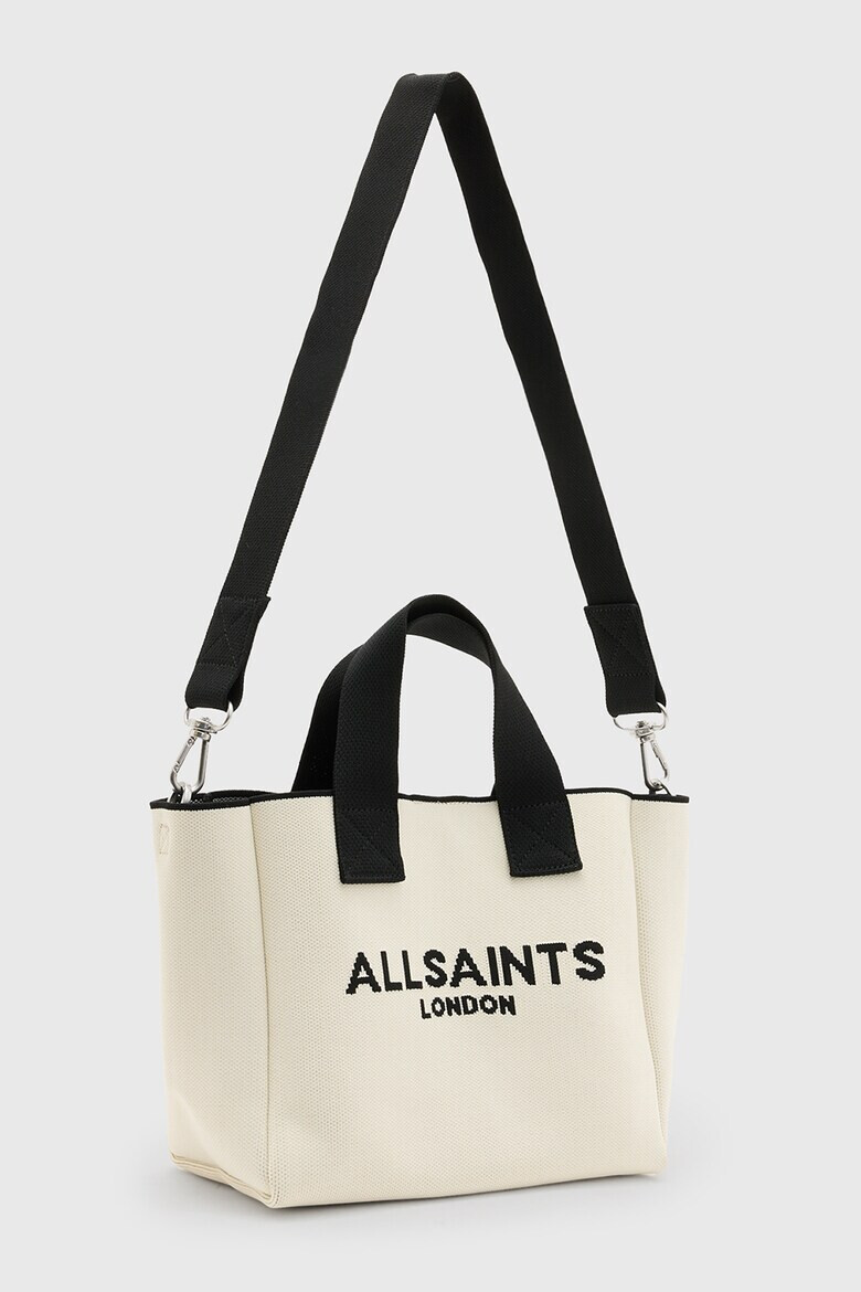 AllSaints Мини текстилна чанта Izzy с лого - Pepit.bg