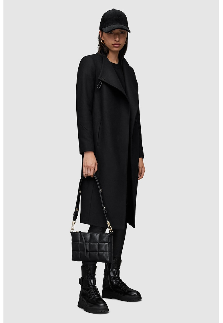 AllSaints Палто Riley с вълна - Pepit.bg