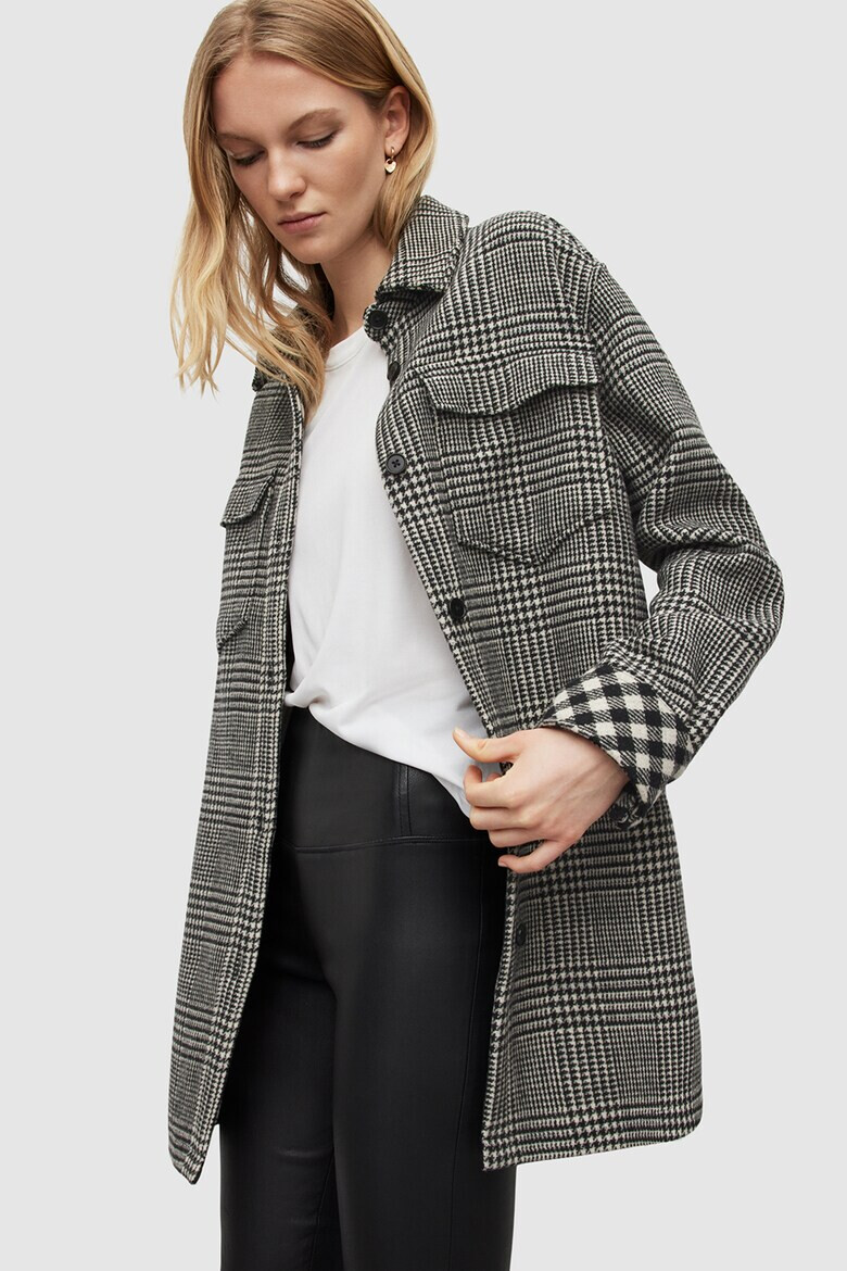 AllSaints Палто Sophie с пепит - Pepit.bg