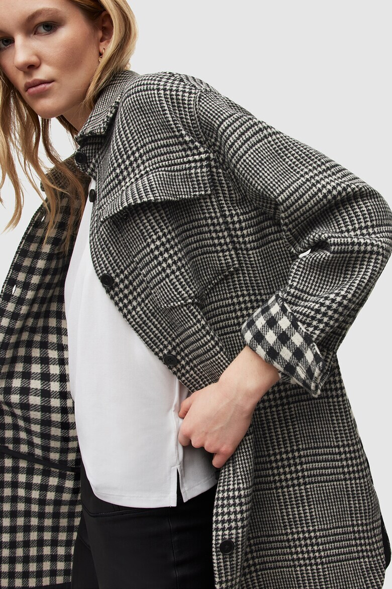 AllSaints Палто Sophie с пепит - Pepit.bg