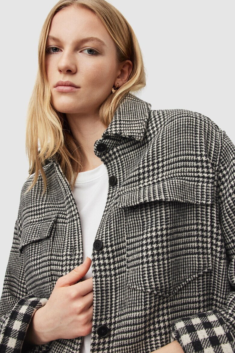 AllSaints Палто Sophie с пепит - Pepit.bg