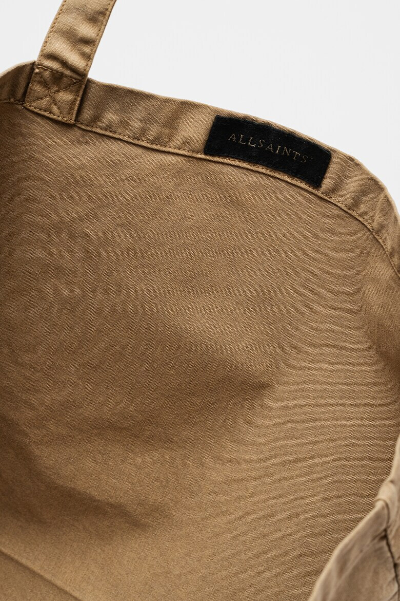 AllSaints Памучна чанта с лого - Pepit.bg