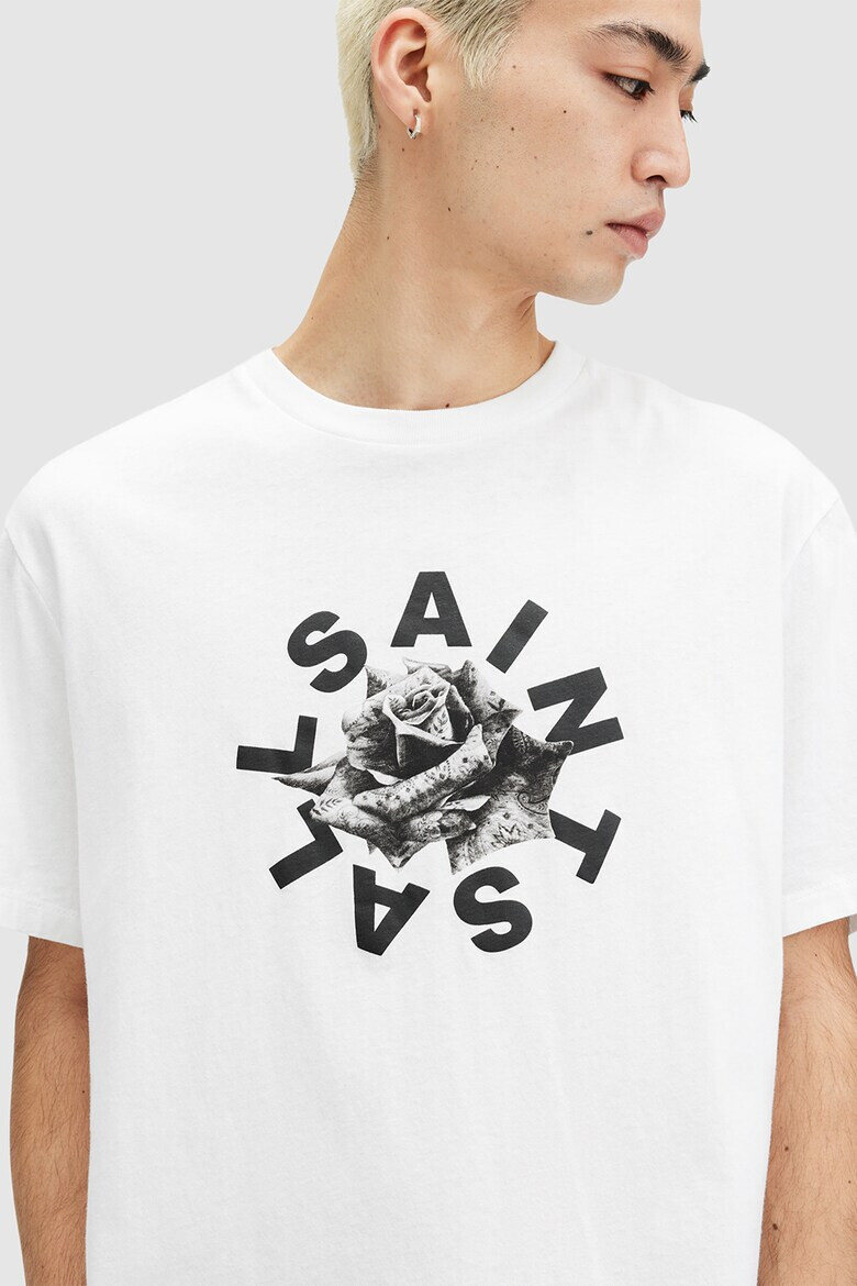 AllSaints Памучна тениска Daized с лого - Pepit.bg