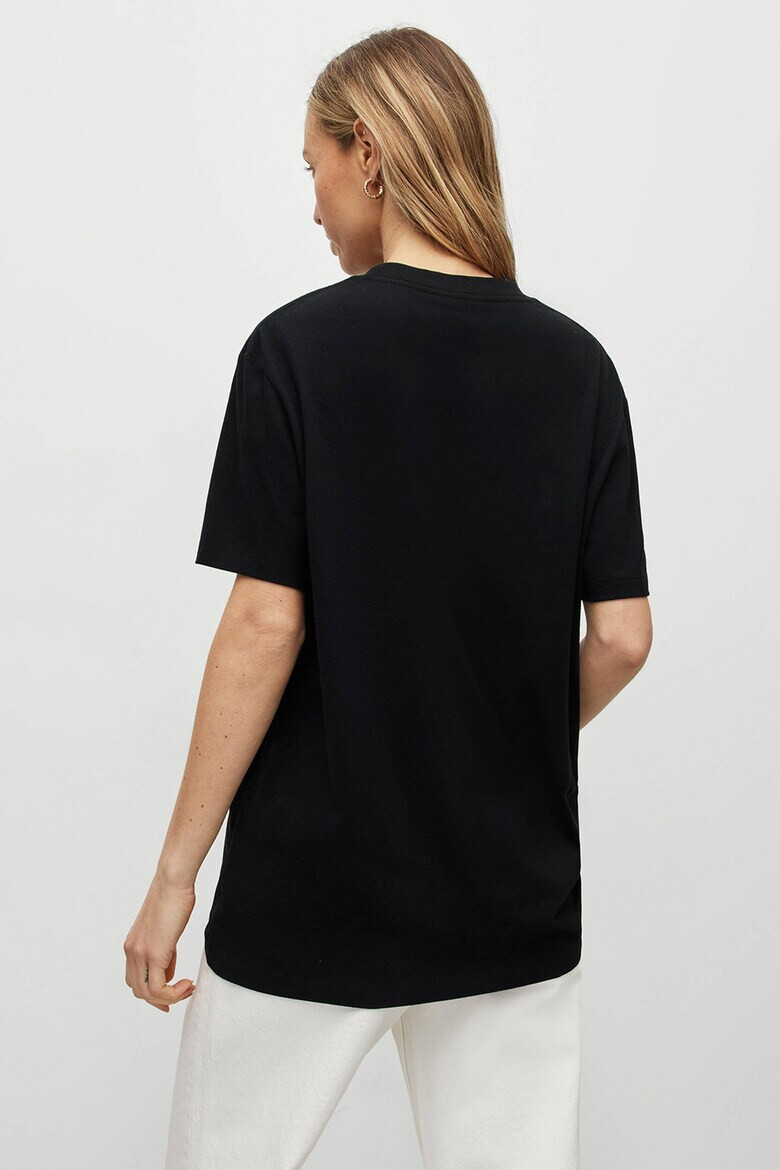 AllSaints Памучна тениска с лого - Pepit.bg