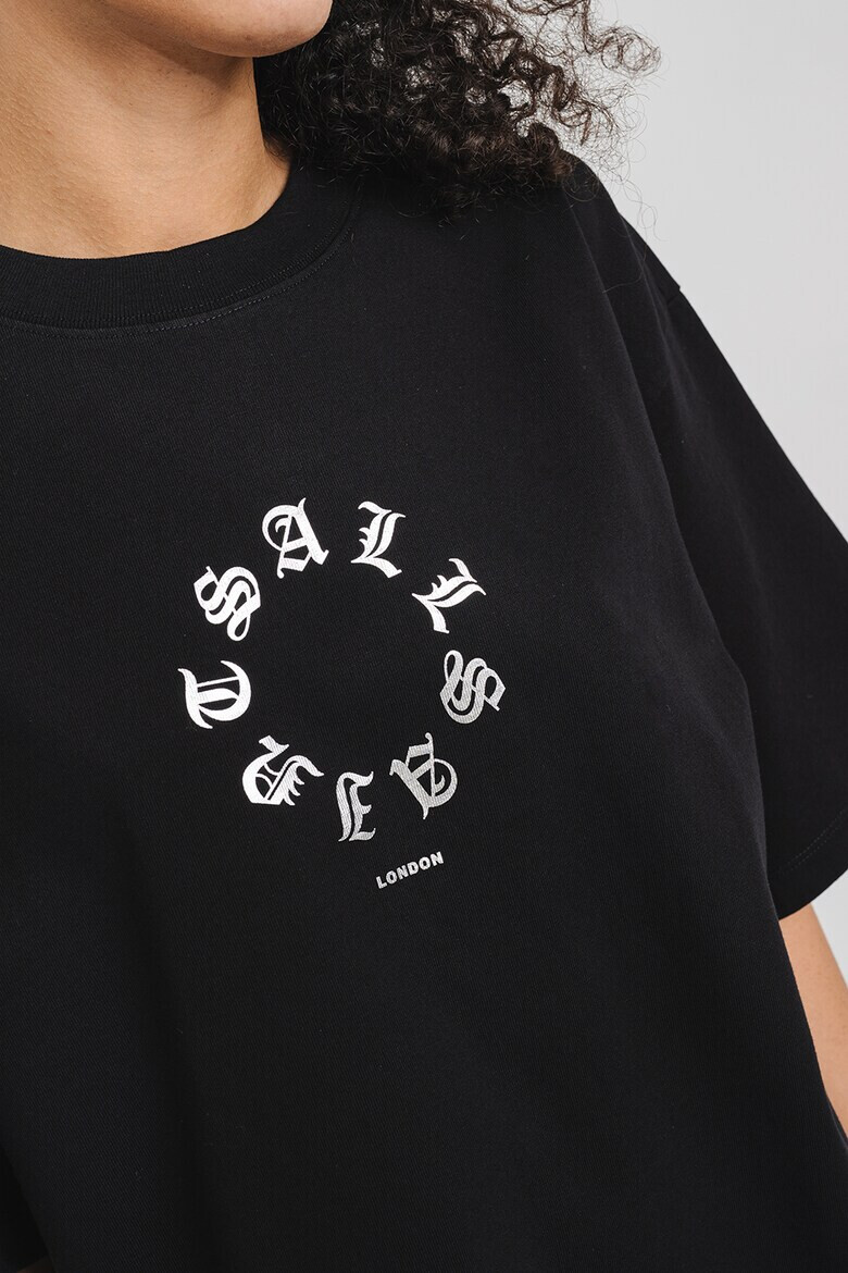 AllSaints Памучна тениска с шарка - Pepit.bg