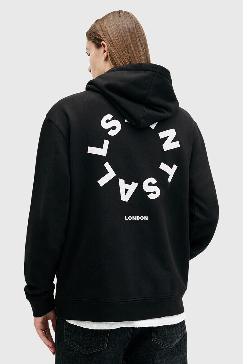 AllSaints Памучно худи с лого - Pepit.bg