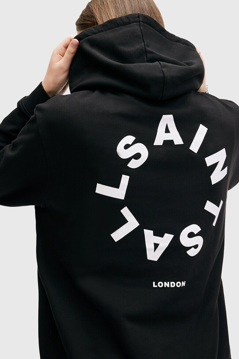 AllSaints Памучно худи с лого - Pepit.bg