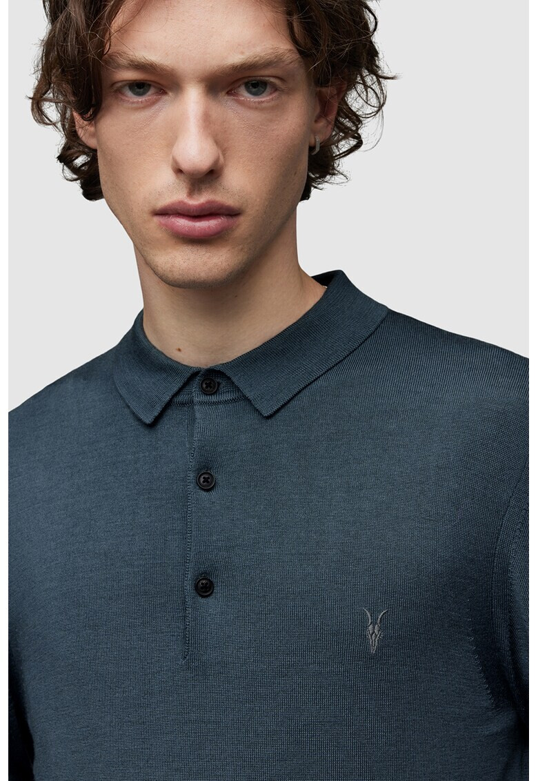 AllSaints Поло Mode от мерино - Pepit.bg