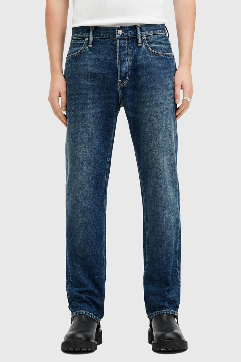 AllSaints Прави дънки Reid - Тъмносин - Pepit.bg