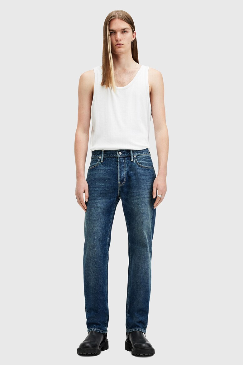 AllSaints Прави дънки Reid - Тъмносин - Pepit.bg