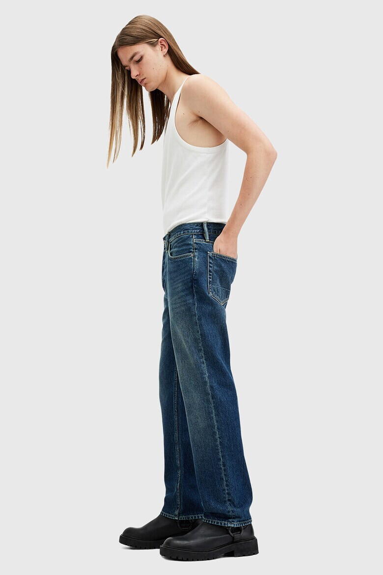 AllSaints Прави дънки Reid - Тъмносин - Pepit.bg