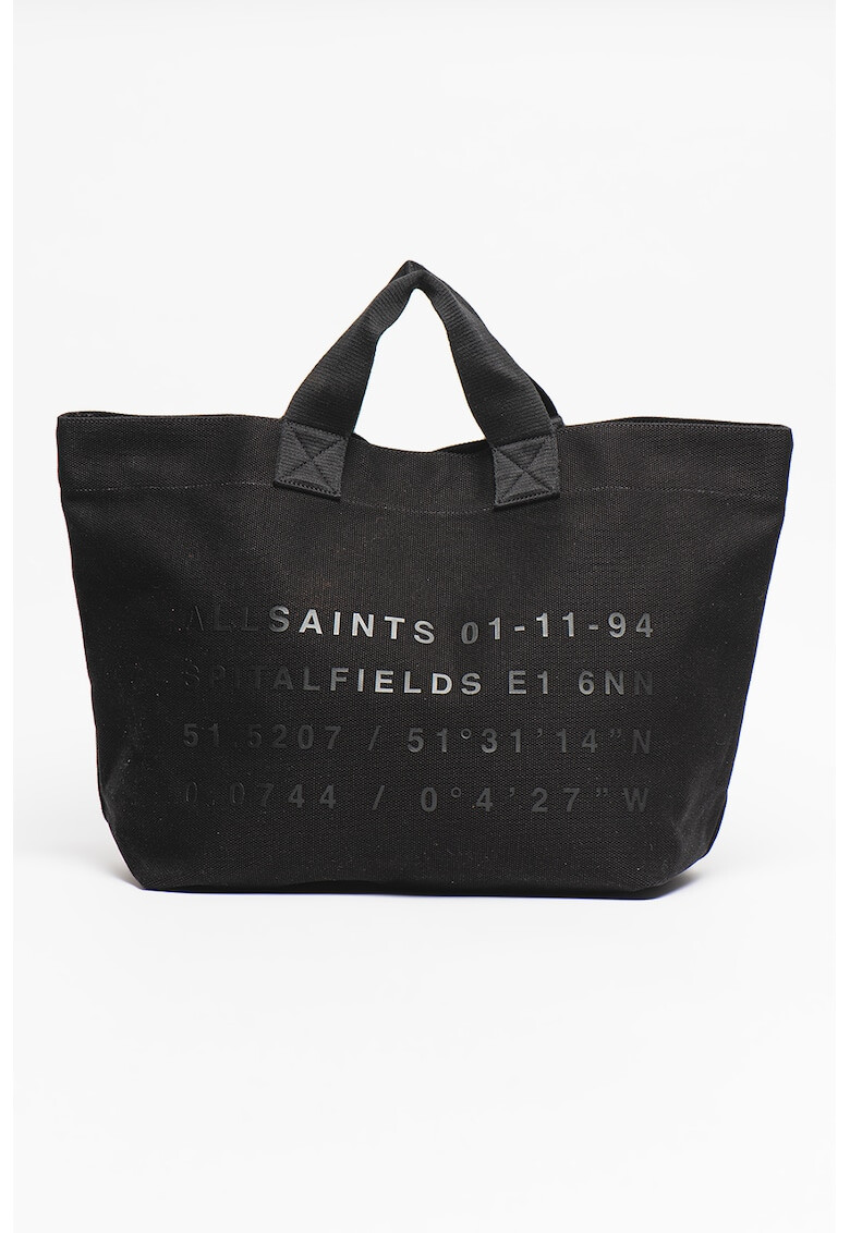 AllSaints Шопинг чанта Acari с надписи - Pepit.bg