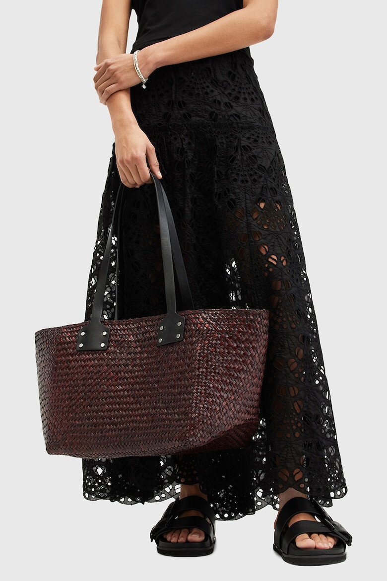 AllSaints Сламена шопинг чанта Mosley - Pepit.bg