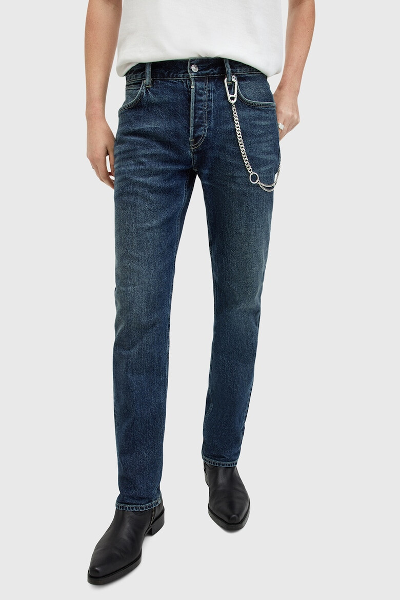 AllSaints Слим дънки Iggy - Тъмносин - Pepit.bg