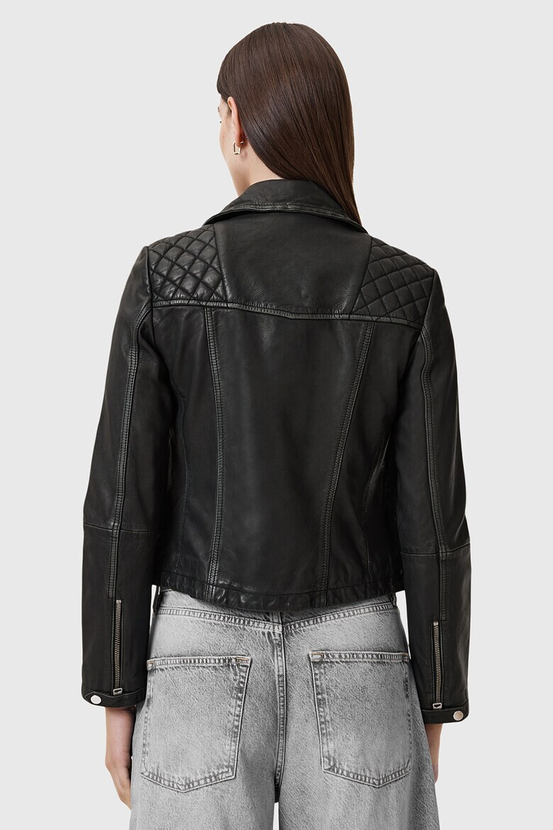 AllSaints Слим кожено яке - Pepit.bg