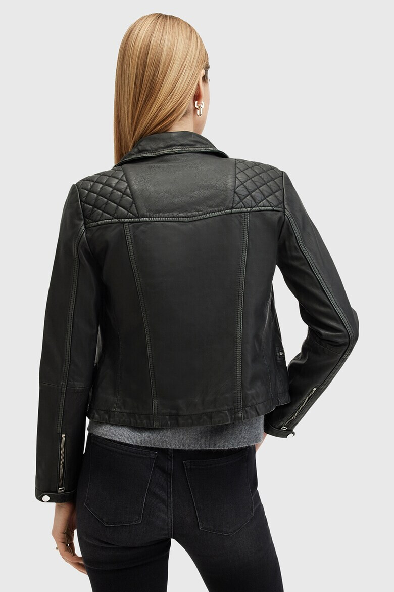 AllSaints Слим кожено яке - Pepit.bg