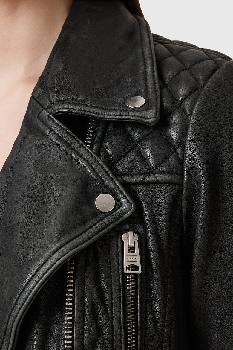 AllSaints Слим кожено яке - Pepit.bg