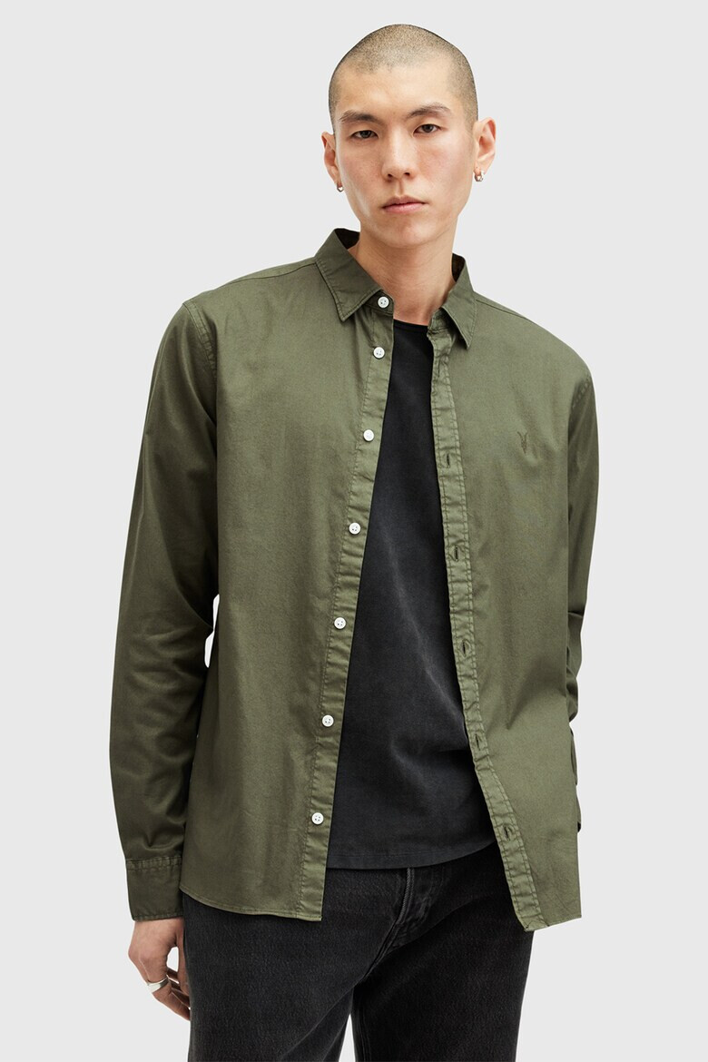 AllSaints Слим риза Hawthorne - Pepit.bg
