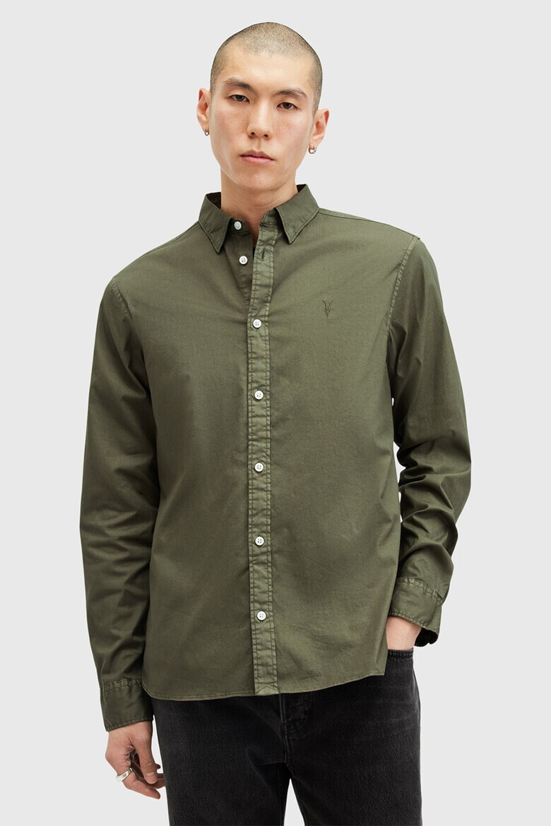 AllSaints Слим риза Hawthorne - Pepit.bg