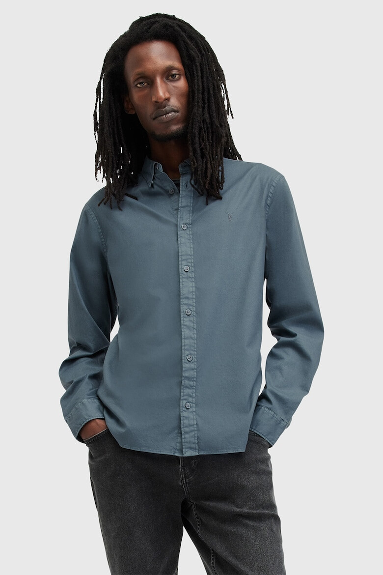 AllSaints Слим риза Hawthorne - Pepit.bg