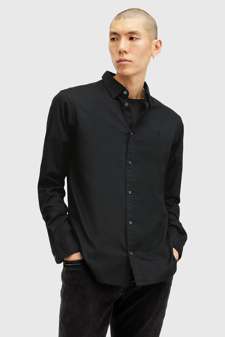 AllSaints Слим риза Hawthorne - Pepit.bg