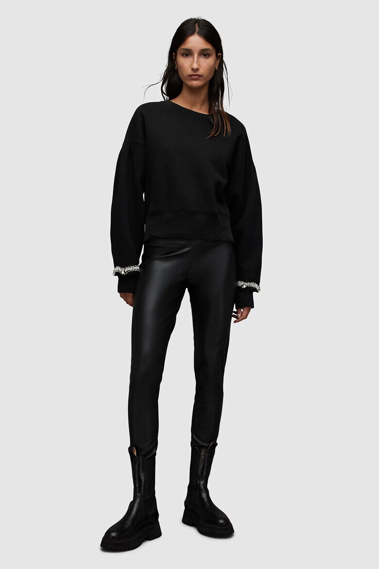 AllSaints Суитшърт Robin с перли - Pepit.bg
