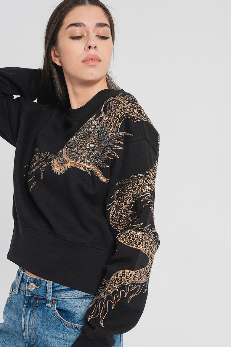 AllSaints Суитшърт с бродерия - Pepit.bg