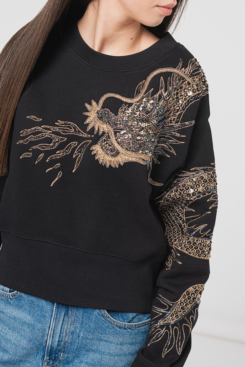 AllSaints Суитшърт с бродерия - Pepit.bg